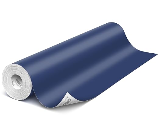 ORACAL 651 Matte Dark Blue Vinyl Durable Roll Easy to Weed Permanent Adhesive