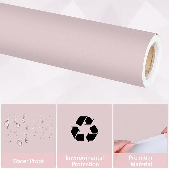 Qyeahkj Mauve Bulletin Board Paper Roll Lavender Pink Bulletin Board Background