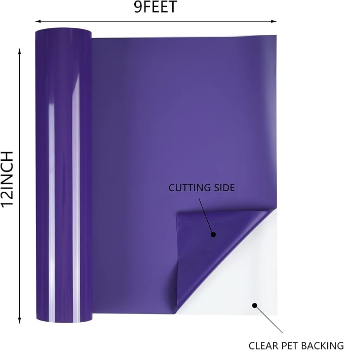 HTVVETUR HTV Vinyl Rolls Heat Transfer Vinyl