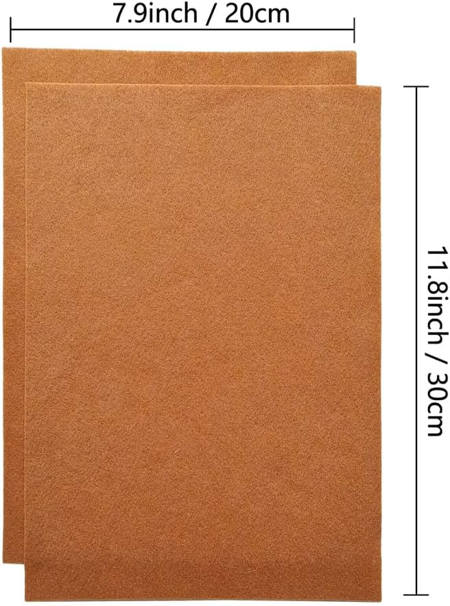 Jtnohx Color Felt, Soft Felt Sheets, 1.4mm Thick 8"x12" Handicraft Felt Fabrics