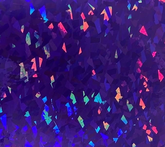Holographic Crystal Sign Vinyl, HOLOCRYSTAL self-Adhesive Plastic