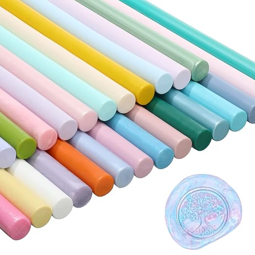 Nuanchu 26 Pieces Glue Gun Sealing Wax Sticks