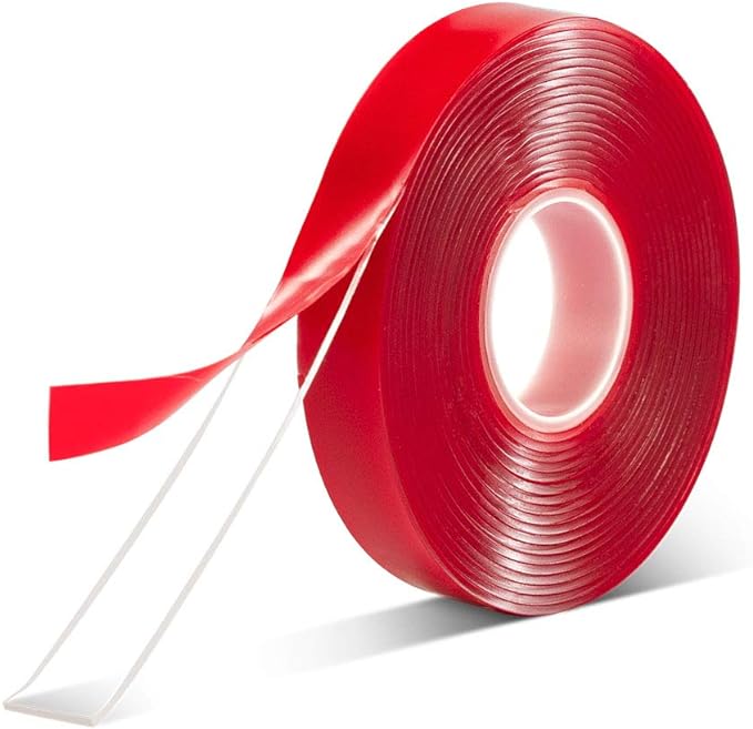 Double Sided Tape Heavy Duty, 1/2" Acrylic Clear Mounting Nano Tape, 10 ft |