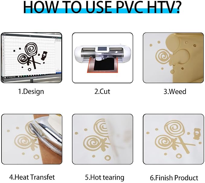 guangyintong Soil Golden Heat Transfer Vinyl HTV Rolls