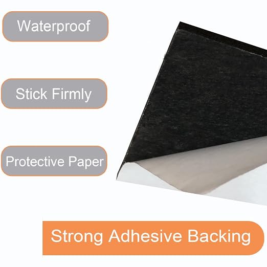 Rubber Adhesive Pads 8 Pcs 4"x4"x1/8"