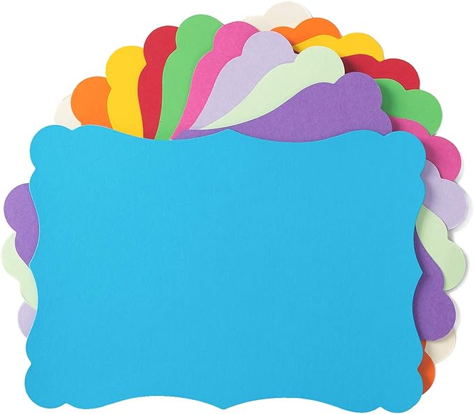 50 Pack Blank Kraft Greeting Cards, 4x6IN | Thick Cardstock Paper,