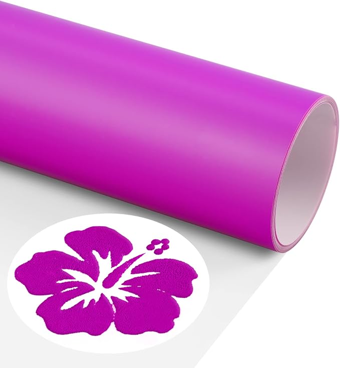 3D Puff Vinyl Heat Transfer Purple