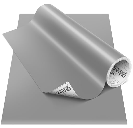 VViViD DECO65 Matte Pastel Storm Grey Permanent Adhesive Craft Vinyl