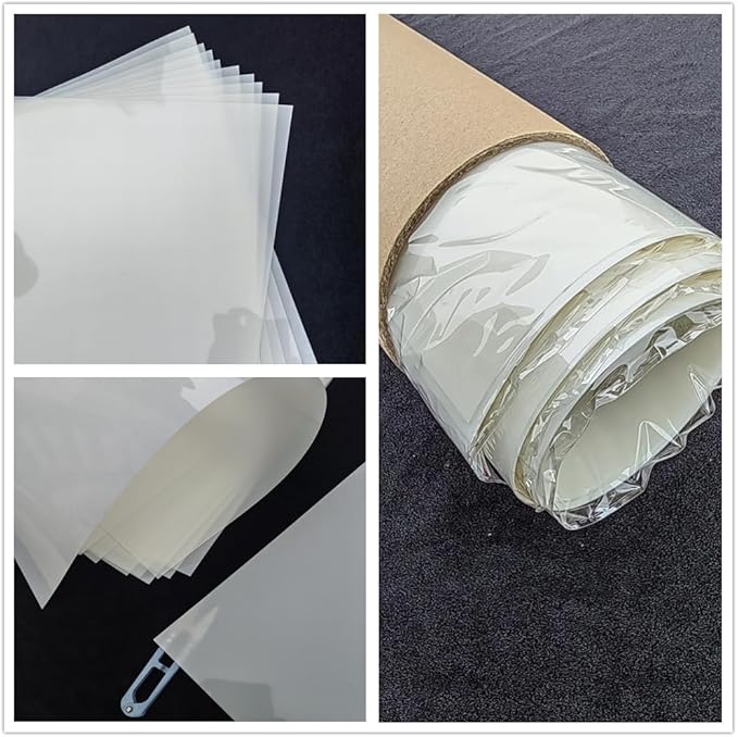 Milky Translucent Blank Mylar Stencil Sheets