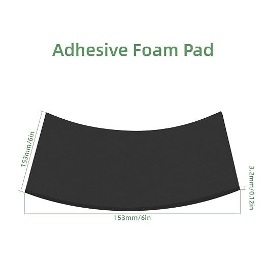 8Pcs Black EVA Foam Pad 6in x 6in x 1/8in High Density Closed Cell Foam Sheet