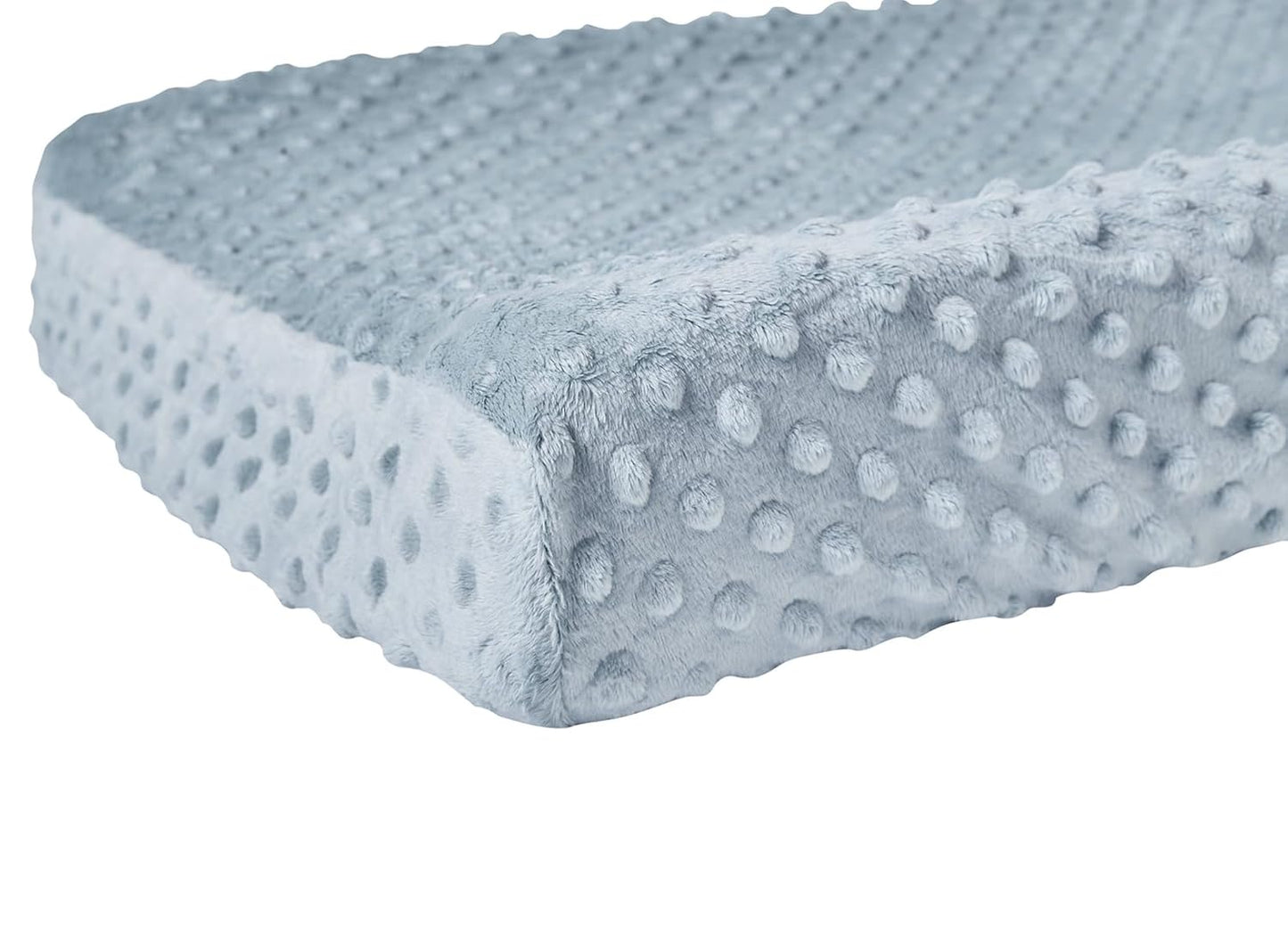 Changing Pad Cover Super Soft Dots Skin-Friendly Breathable Wipeable Changing Table Sheets for Baby Boy and Baby Girl (Cloud Blue)
