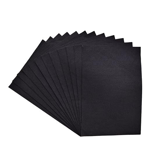 Jtnohx Self Adhesive Felt Sheets, 12 Pieces Felt Fabric