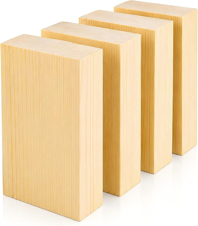 Unfinished Wood Blocks for Crafting
