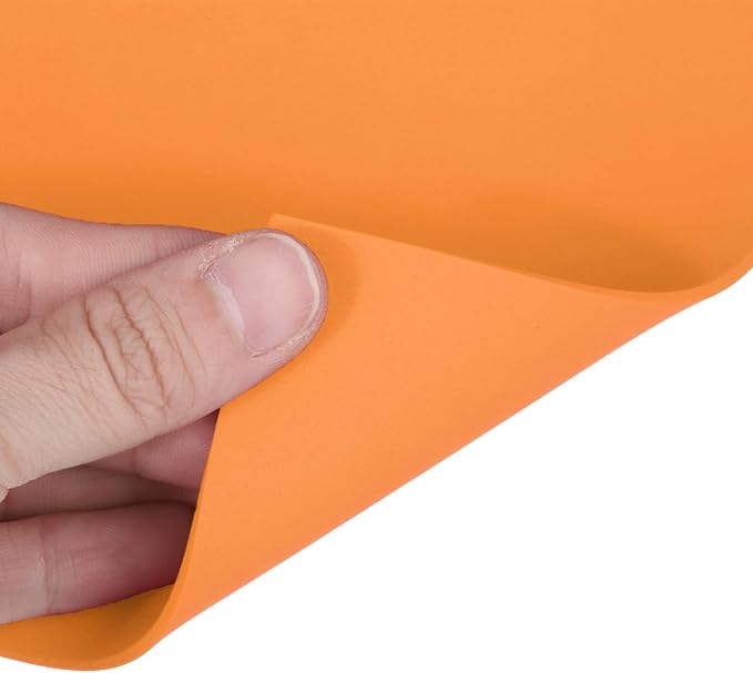 MECCANIXITY EVA Foam Sheets Orange 35.4 Inch x 19.7 Inch 2mm Thick Crafts Foam