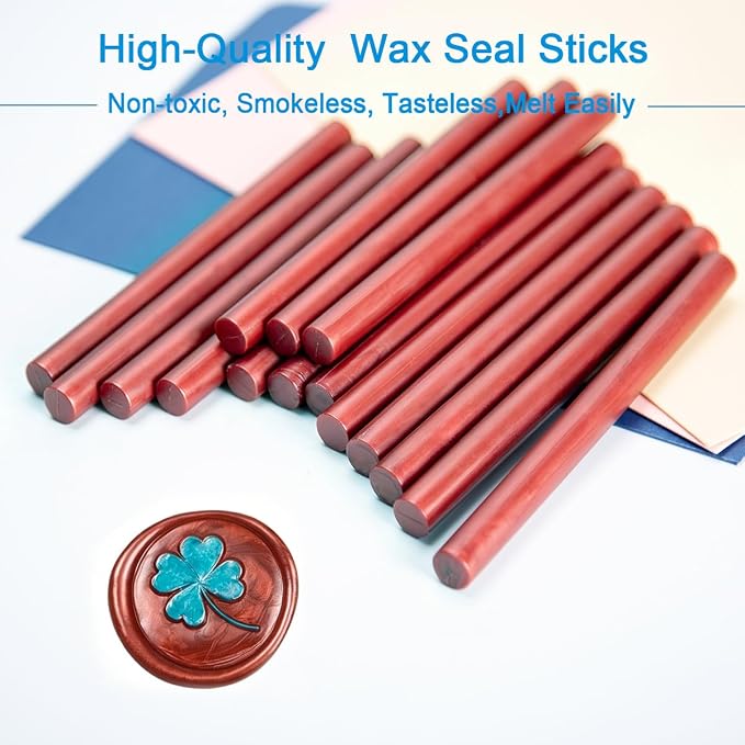 Wax Seal Stick, 15 Pieces Glue Gun Wax Seal Sticks