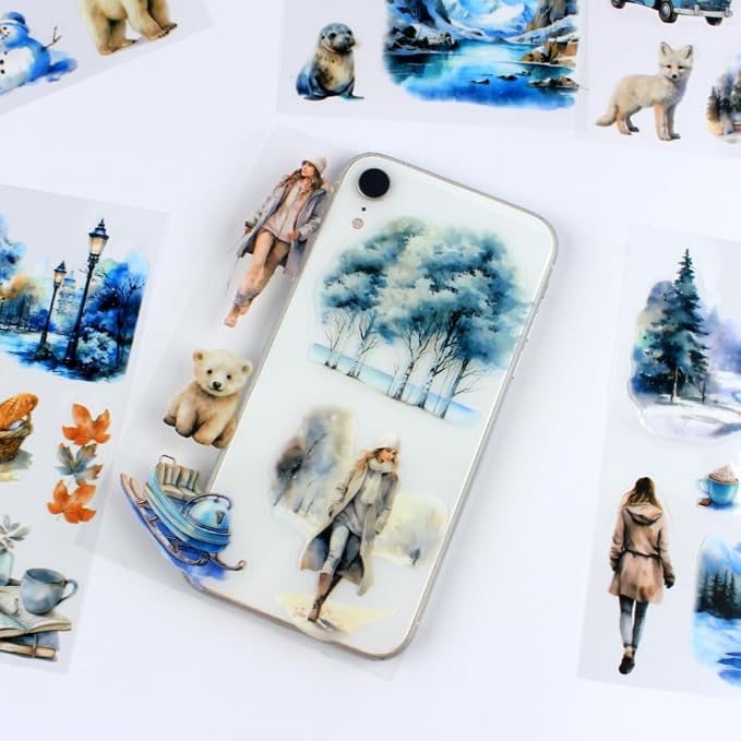 Winter Pre-Cut Journal Sticker Book