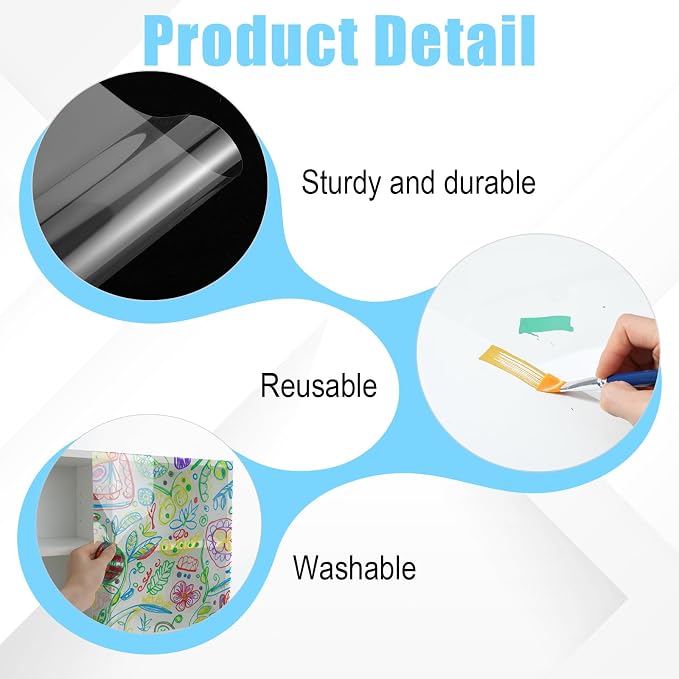12 Inches x 80 ft 6 Mil Rolls Blank Stencil Sheets Acetate Sheets Clear