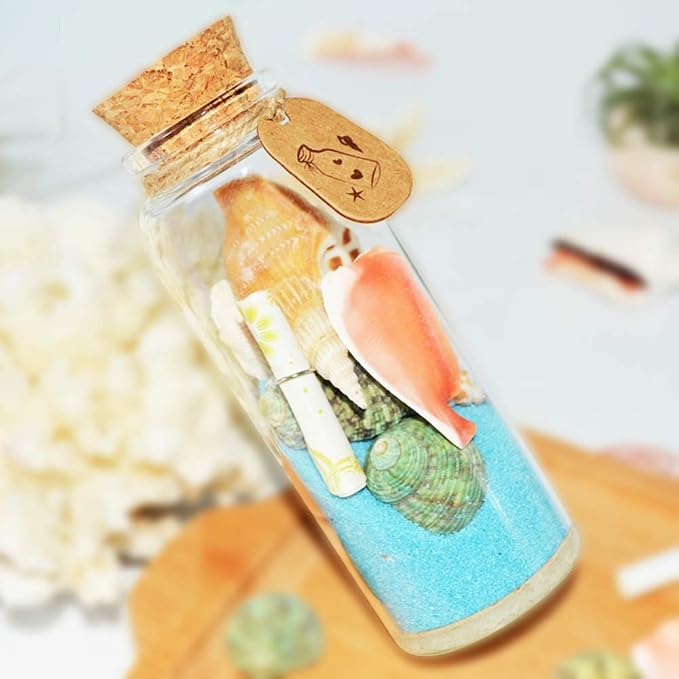 Danmu 30ml 1.18" x 2.75" Potion Bottles, Mini Glass Bottles, Small Glass Jars