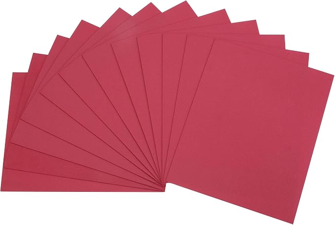 uxcell Dark Red EVA Foam Sheets 11 x 8 inch 1.7mm Thickness