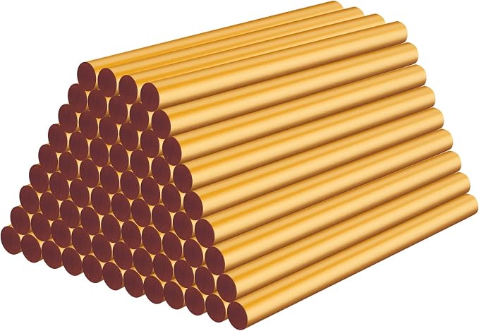 Metallic Gold Hot Glue Sticks, Mini Adhesive EVA Sticks