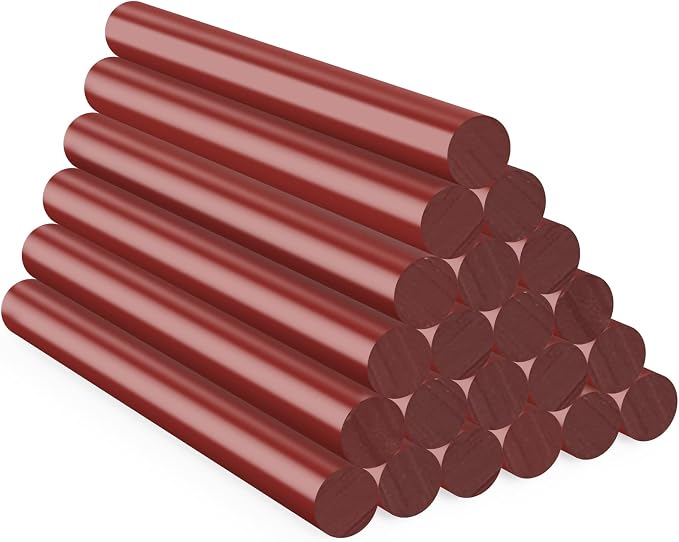 ENPOINT Wine Red Hot Glue Sticks, Sealing Wax Adhesive Sticks