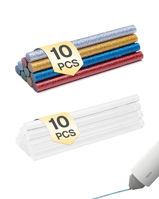 HOTO Mini Hot Glue Sticks, Compatible