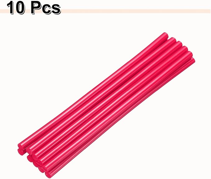HARFINGTON 10pcs Hot Glue Sticks 0.28" Dia x 7.87" Long EVA Mini Hot Melt