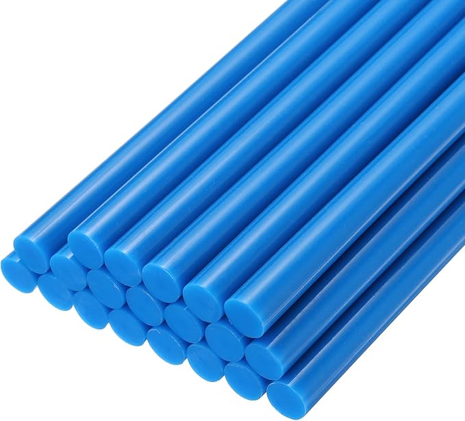 uxcell 20pcs Hot Glue Sticks for Glue Gun 7mm/0.28-inch x 8-inch Mini Hot Melt