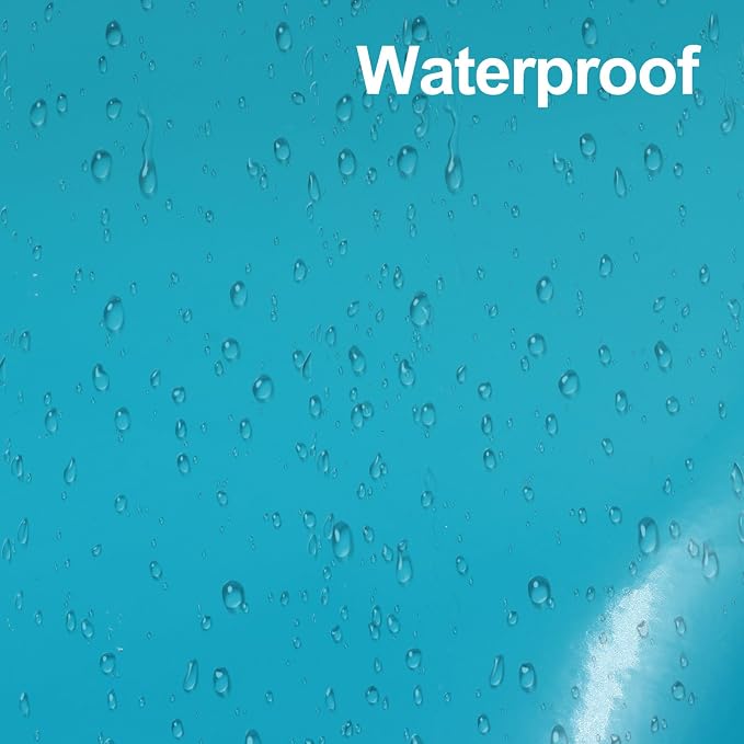 Luomorgo Teal Permanent Vinyl Roll, 1 Roll | Glossy, Waterproof Adhesive Vinyl