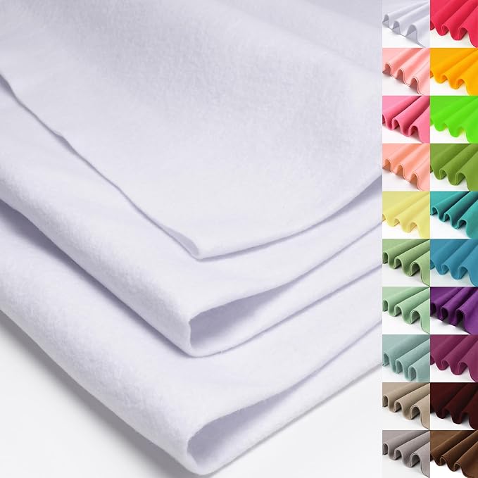 XSEINO Soft Felt Fabric, Large Single Piece, 36x108 Inch, 1.4mm Thick Pure