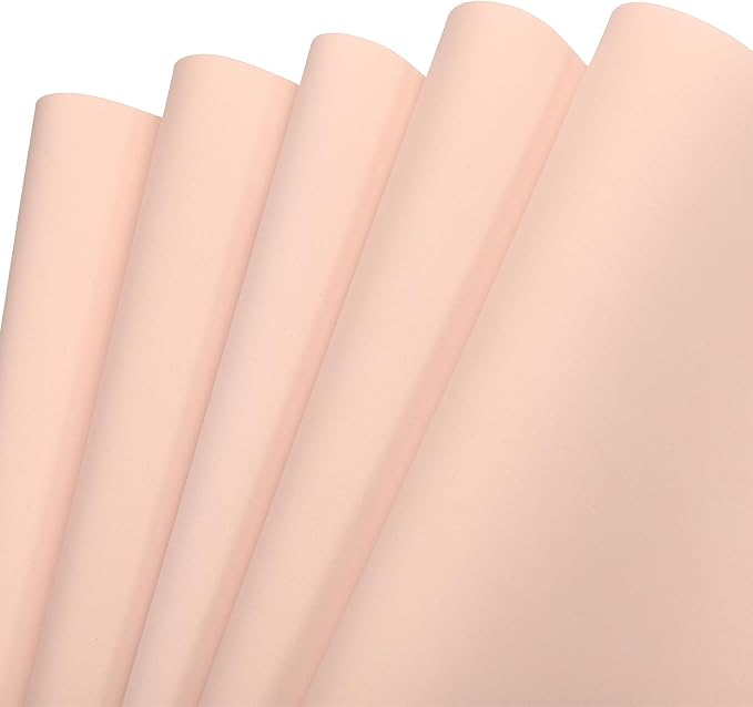 MECCANIXITY EVA Foam Sheets Skin Tone 19.7 Inch x 19.7 Inch 1mm Thick Crafts