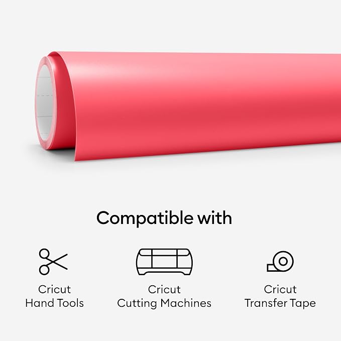 Cricut Removable Vinyl, Cardinal Red, Wall Decals, in-House Décor