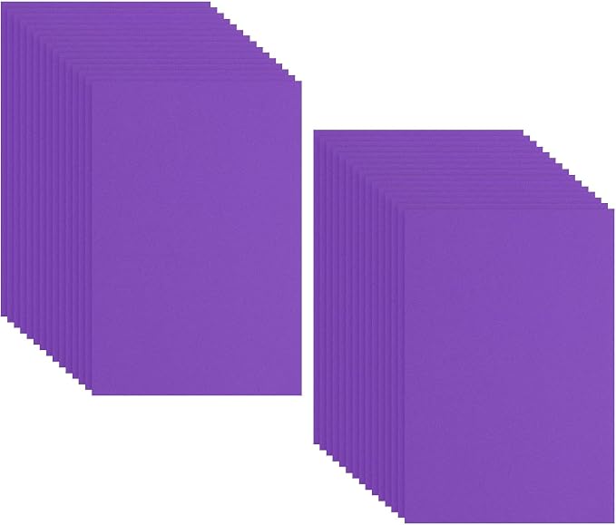 PATIKIL 30 Pack EVA Foam Sheets, Dark Purple