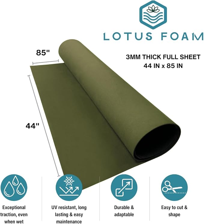 LotusFoam Large 3mm EVA Foam Sheet