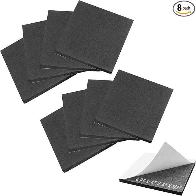Storystore 8 Pcs 1/2" Thick Foam Padding Sheets