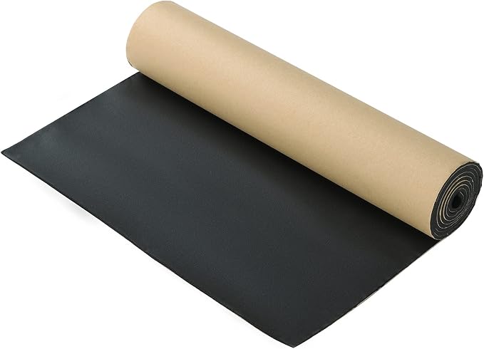 Sponge Neoprene with Adhesive Foam Rubber Sheet 1/8" Thick *12" Wide X 48" Long