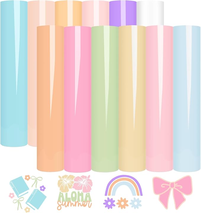 WRAPXPERT Boho Color Permanent Vinyl Sheets