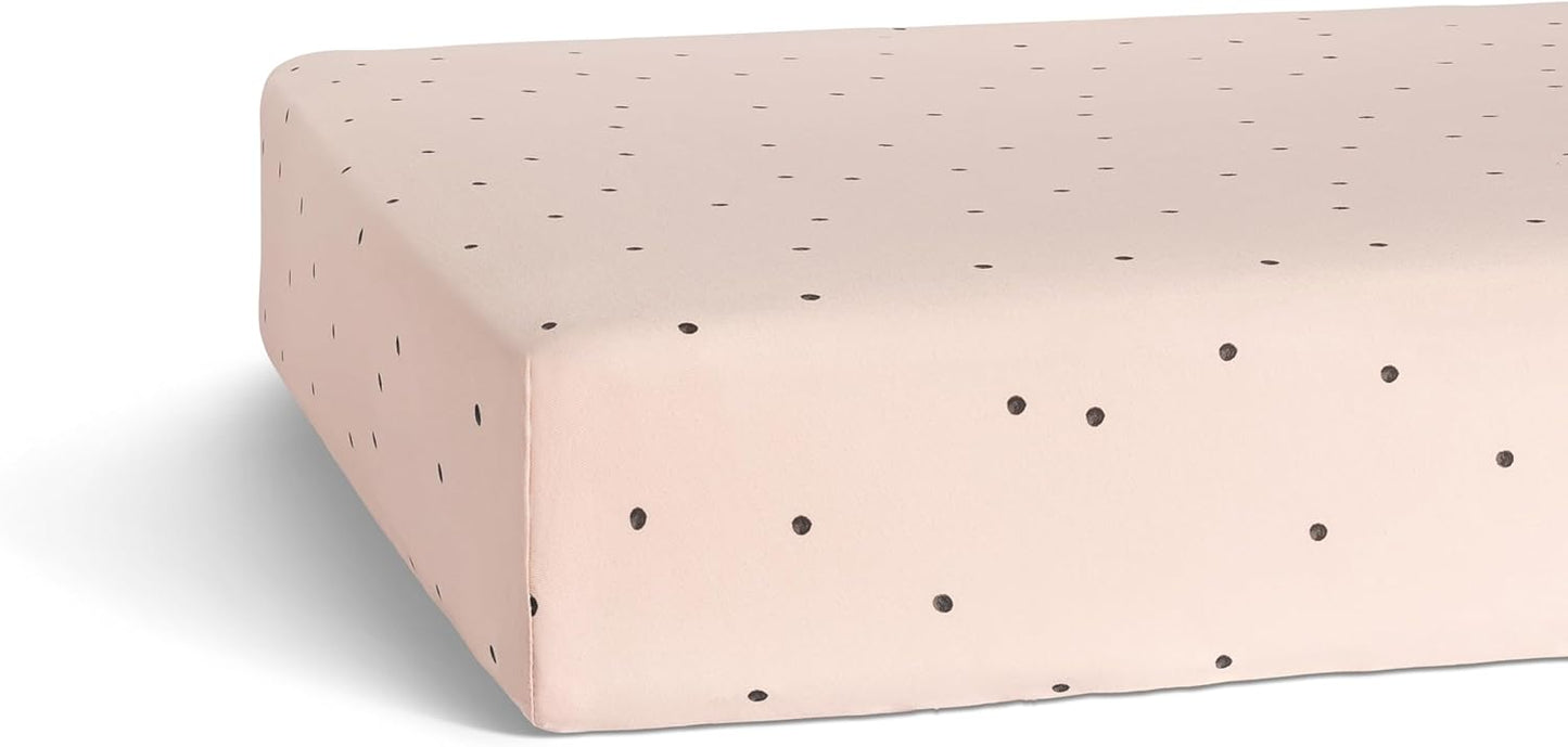 Parker Baby Soft & Durable Fitted Baby Crib Sheets | Snug Fit for Standard Crib Mattresses | Machine Washable, Fade-Resistant & Modern Nursery Designs
