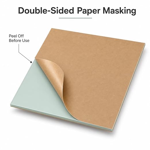 Macaron Pastel Cast Acrylic Sheets 12x12 1/8" | Dual finish matte & glossy cast