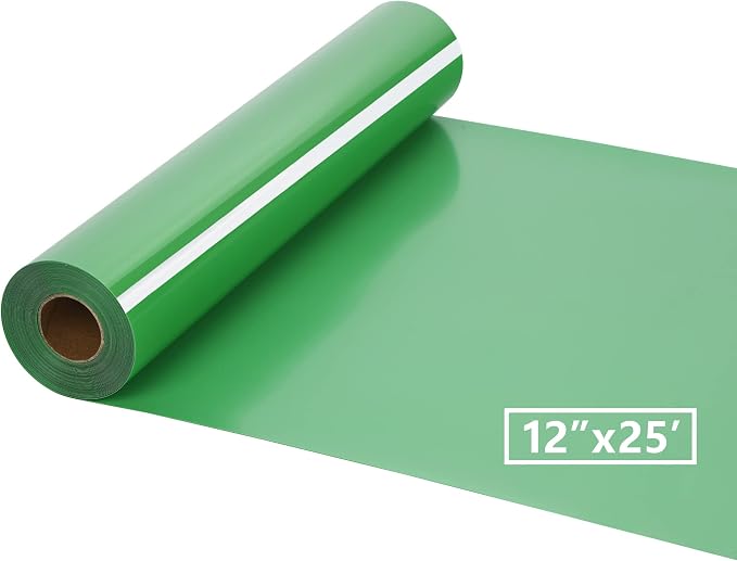 HTV Iron on Vinyl 12Inch by 25ft Roll HTV Heat Transfer Vinyl