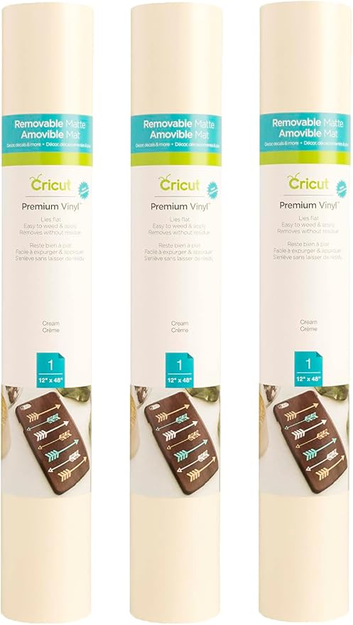 Cricut Removable Vinyl, Cream