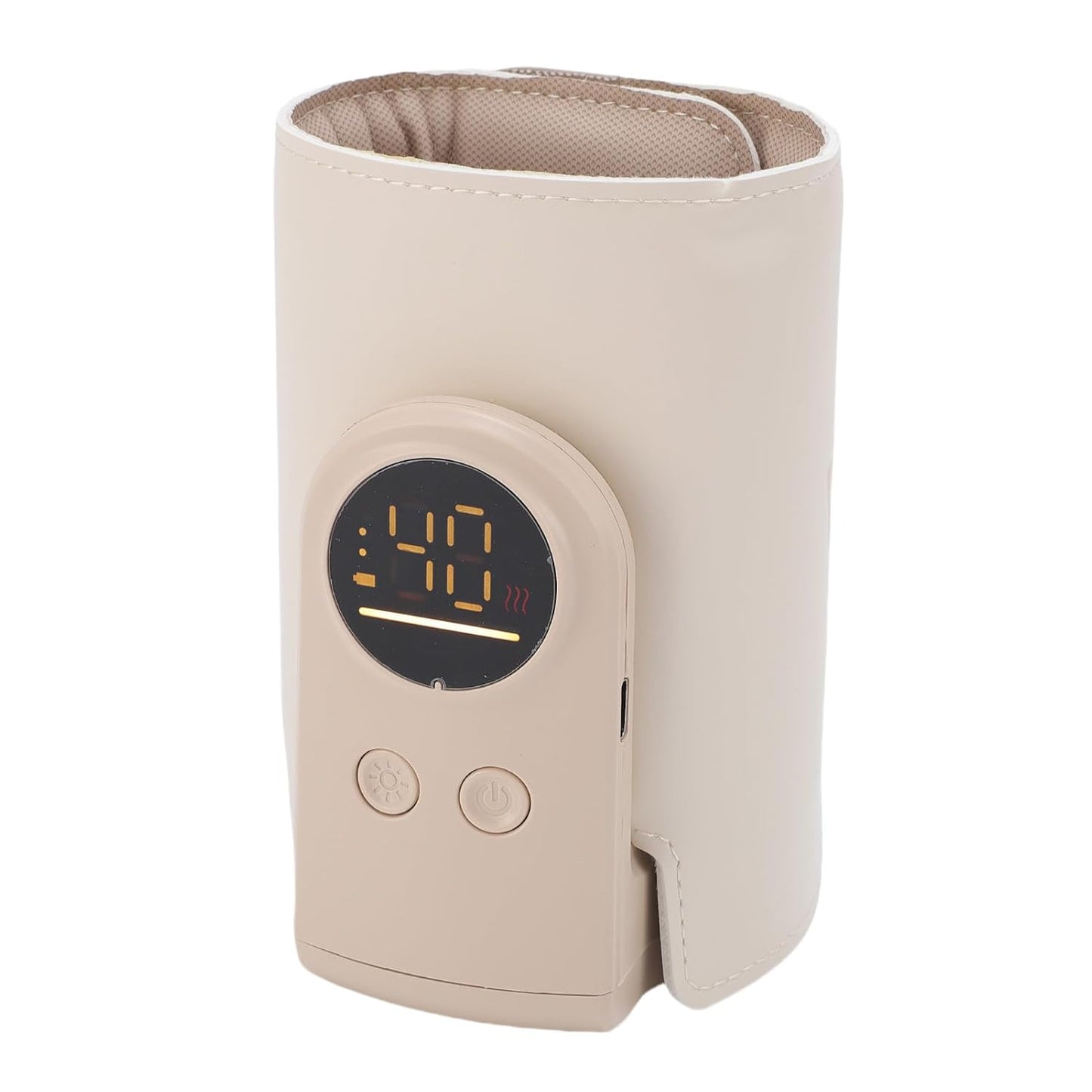 Baby Bottle Warmer, Portable Bottle Warmer with Smart Temperature Control & LED Display, Fast Heating & Constant Warming, Rechargeable Milk for Travel, Home