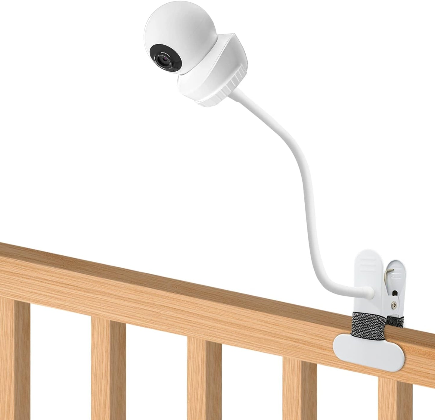 Baby Monitor Mount Compatible with Babysense HD S2/ V43 Monitor and Other Baby Monitor with 1/4 Threaded Hole 15.7 inches Flexible Clip Clamp Mount Long Gooseneck Arm