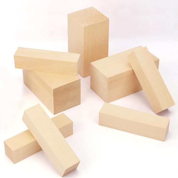 30 Pack Basswood Carving Blocks