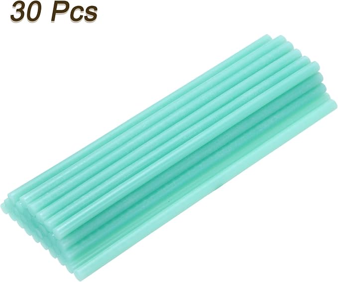 uxcell 30pcs 7mm x 200mm Mini Hot Glue Sticks