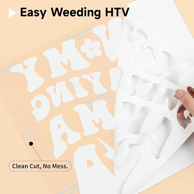 TECKWRAP Heat Transfer Vinyl for T-Shirts, 50+ Washes, REACH Certified & Dryer