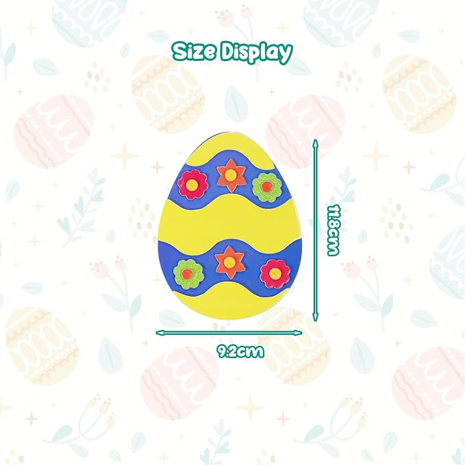 Fennoral 12 Pack Easter Egg Craft Kit