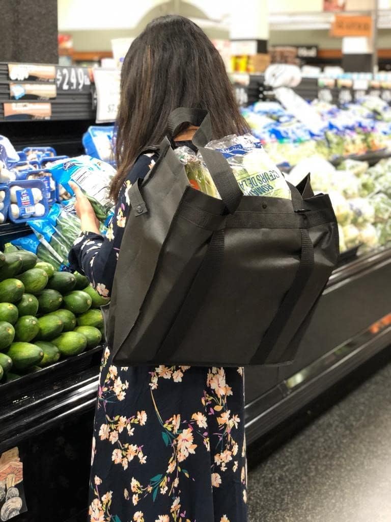 REDI BAG Reusable Convertible Backpack Shopping Tote Jumbo Size