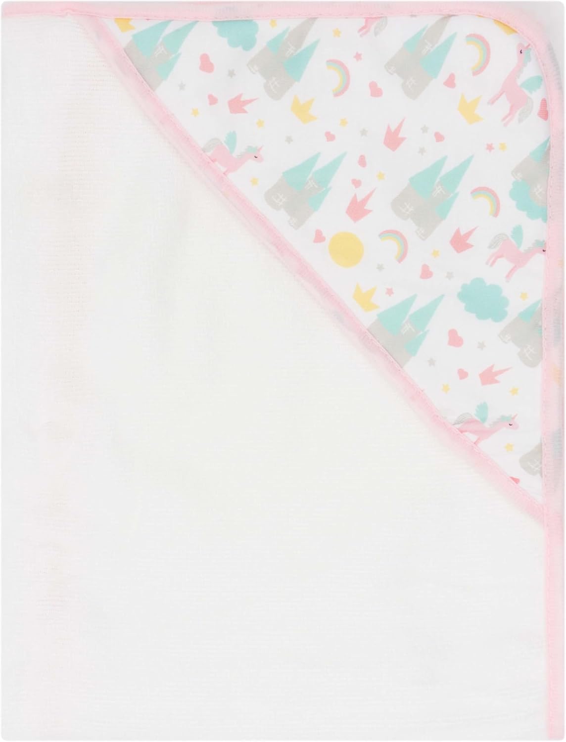 Hooded Baby Towels 3-Pack – Soft Baby Bath Towels with Hood for Newborns & Toddlers, Baby Hooded Towel Set, 30" x 26" (Baby Unicorn)