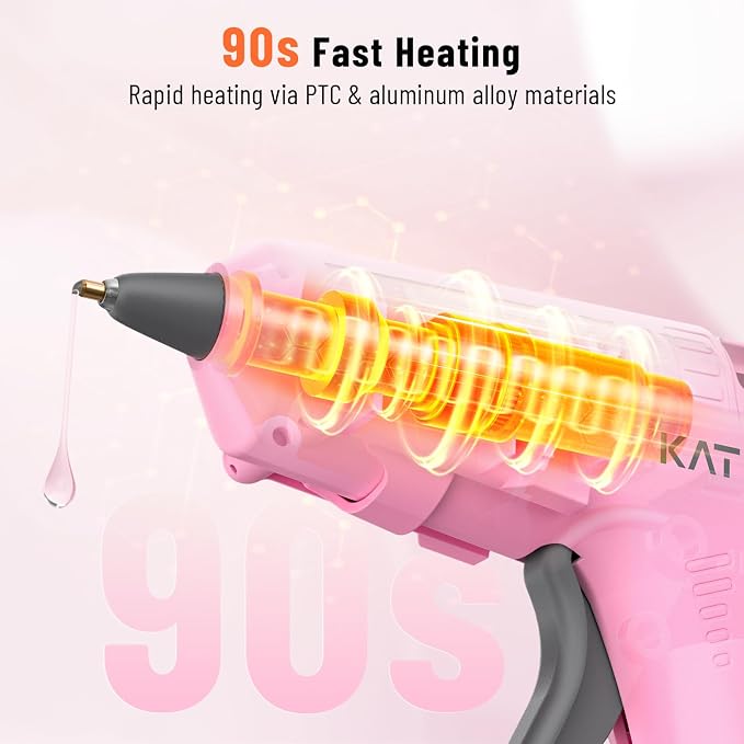 Katerk 3.7V Cordless Hot Glue Gun Kit